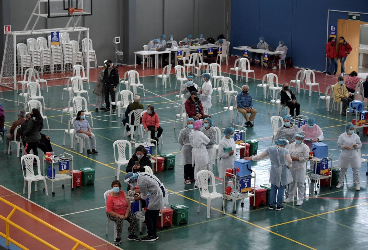 Vacunación contra covid-19 en Bogotá