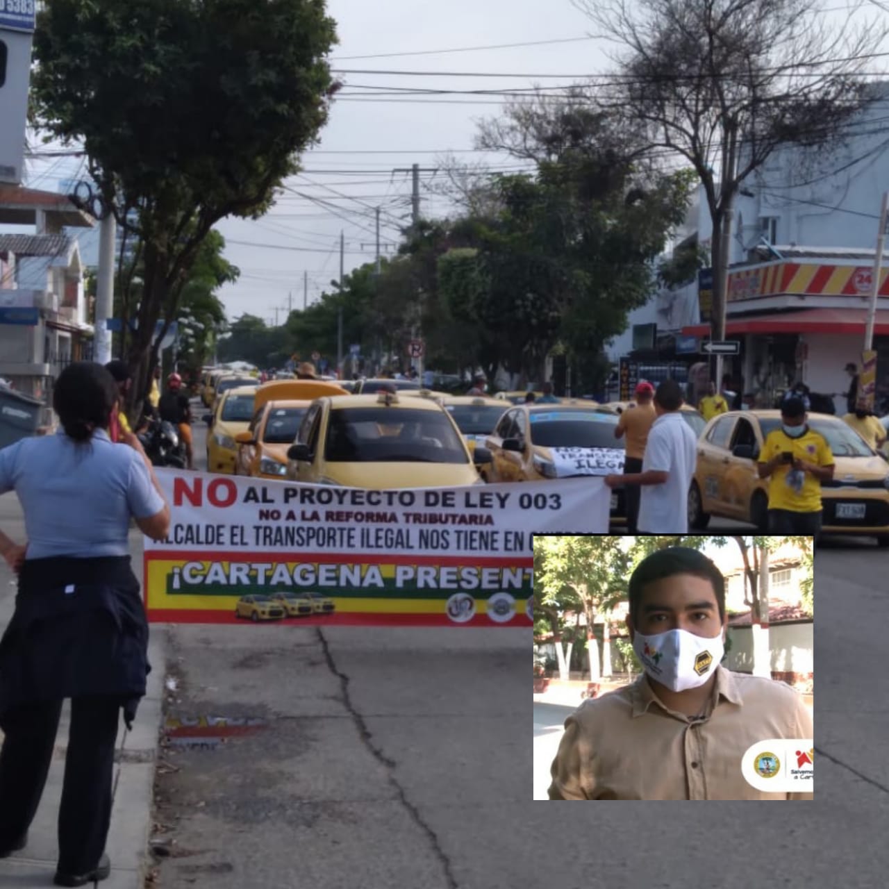 Taxistas piden renuncia de Janer Galván, director del DATT