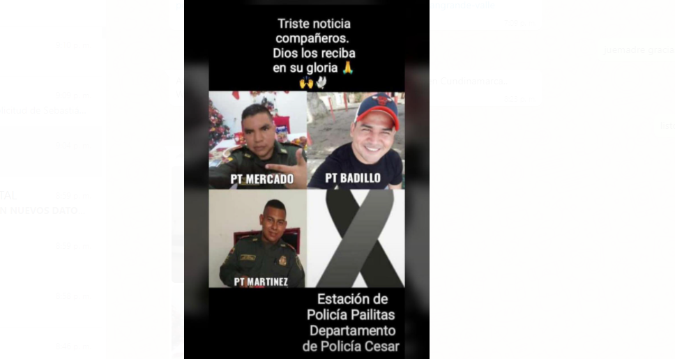 Policías asesinados