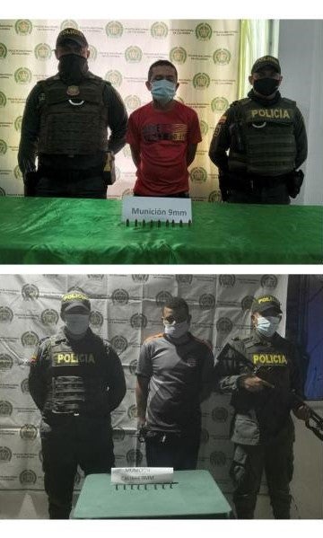 Por el delito de fabricación, tráfico y porte o tenencia de armas de fuego, accesorios, partes o municiones, fueron capturadas dos personas en Since, Sucre