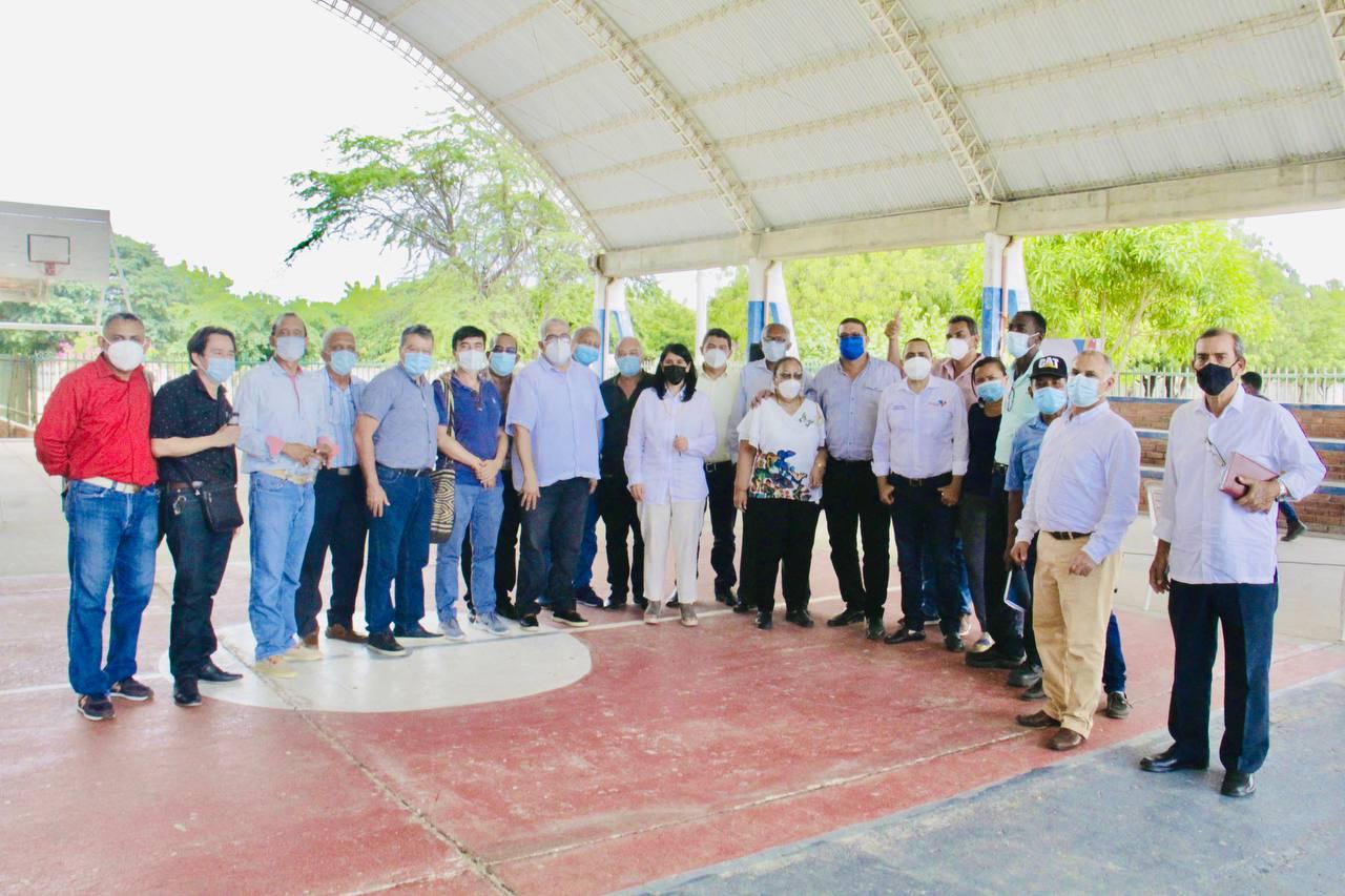 Viceministra de Educación con rectores de las instituciones educativas de Valledupar