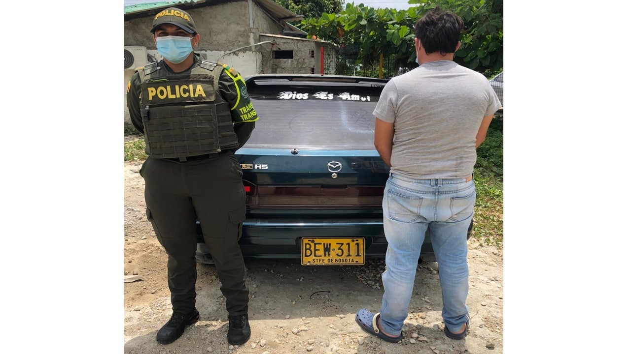 El vehículo estaba siendo usado como colectivo ilegal