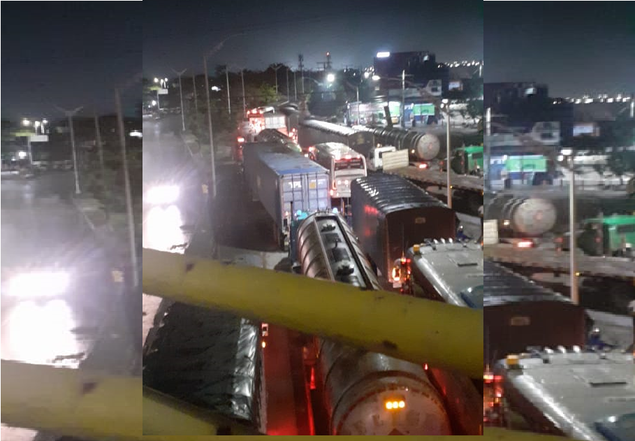 Trancon en puente Pumarejo