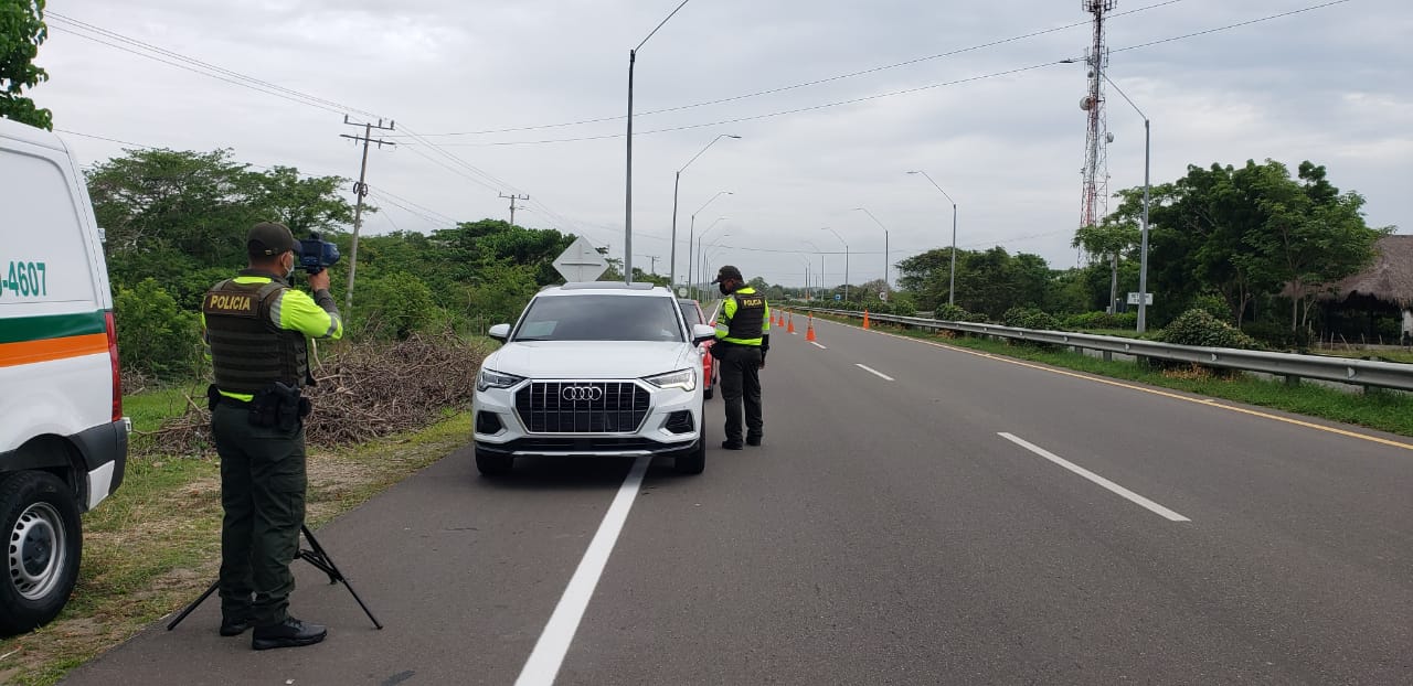 135 órdenes de comparendo y 45 inmovilizaciones vehículos