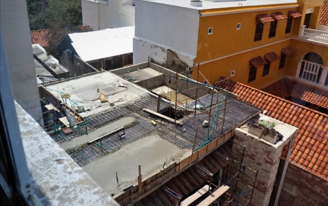 Propietarios de una obra que violaría el patrimonio en el Centro Histórico de Cartagena no acatan orden de suspensión