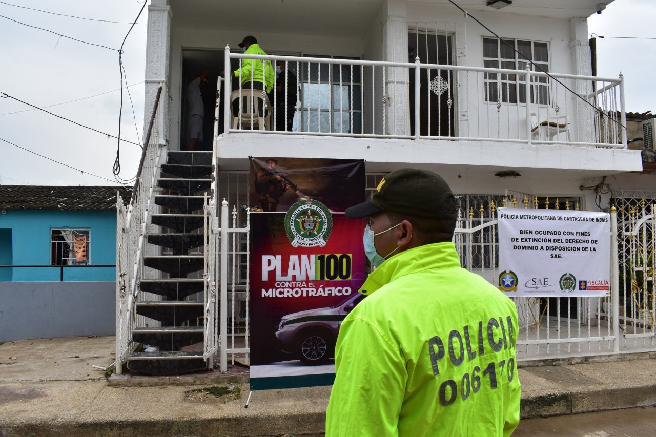 Aplican extinción de dominio a viviendas que pertenecían una estructura criminal en Cartagena
