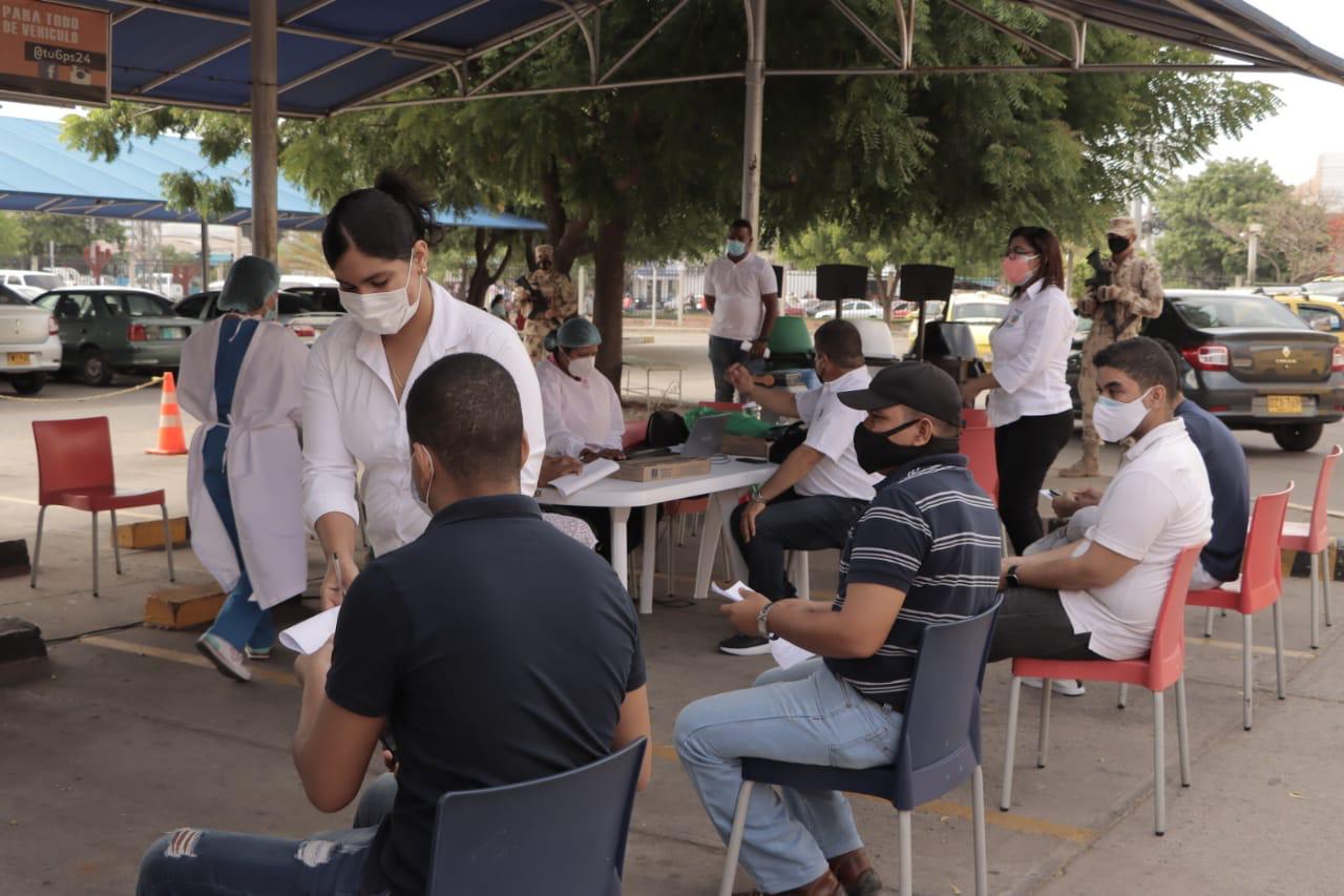 Más de 2500 dosis aplicadas en un día