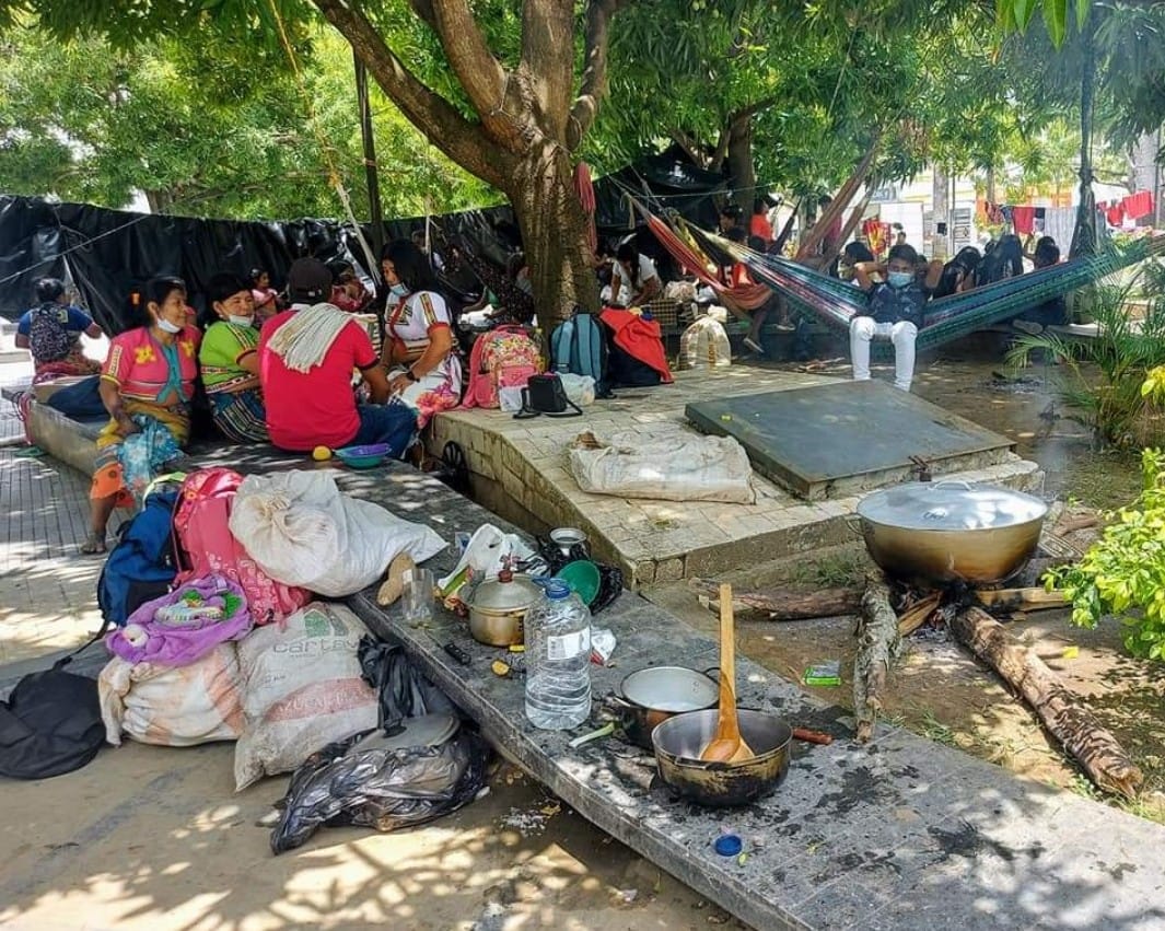 Desde el mes de abril están los nativos en Montería