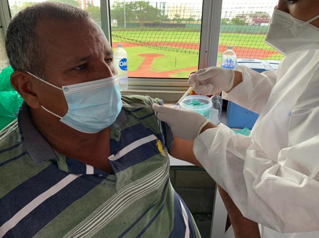 La vacunación inició en el corregimiento de Santa Lucía