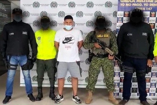 Cayó Alias 'Richard' presunto jefe de sicarios del Clan del Golfo en Sucre