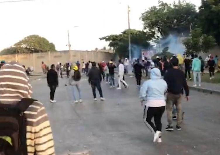 Desmanes en Barranquilla