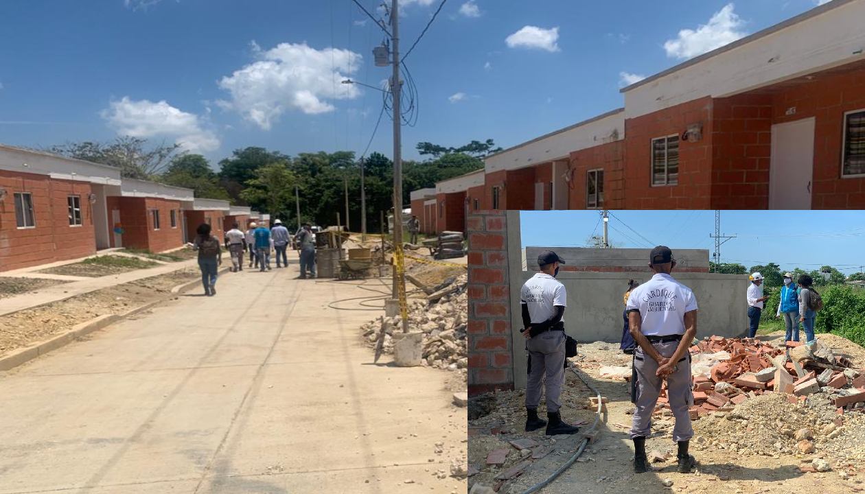 se le impuso una medida de suspensión temporal a la actividad de construcción