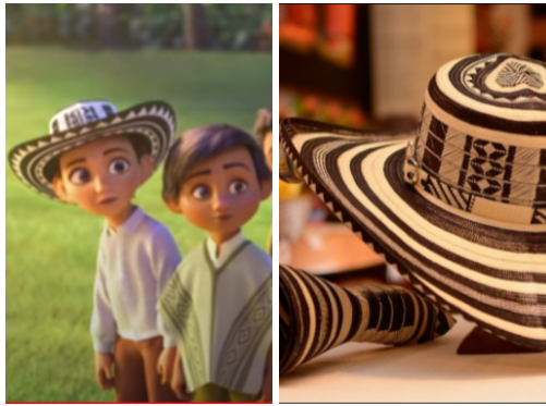 Sombrero vueltiao en 'Encanto'
