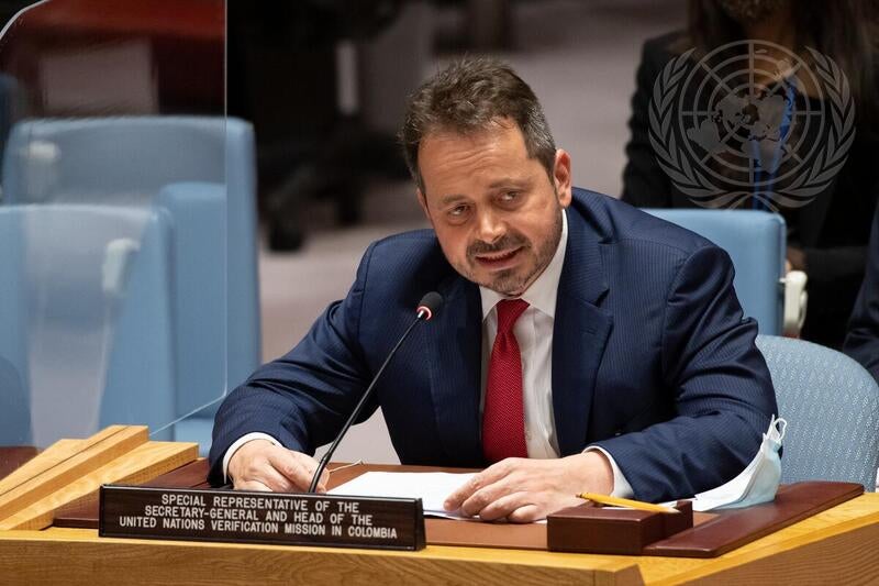 Carlos Ruiz Massieu, jefe de Misión de la ONU en Colombia