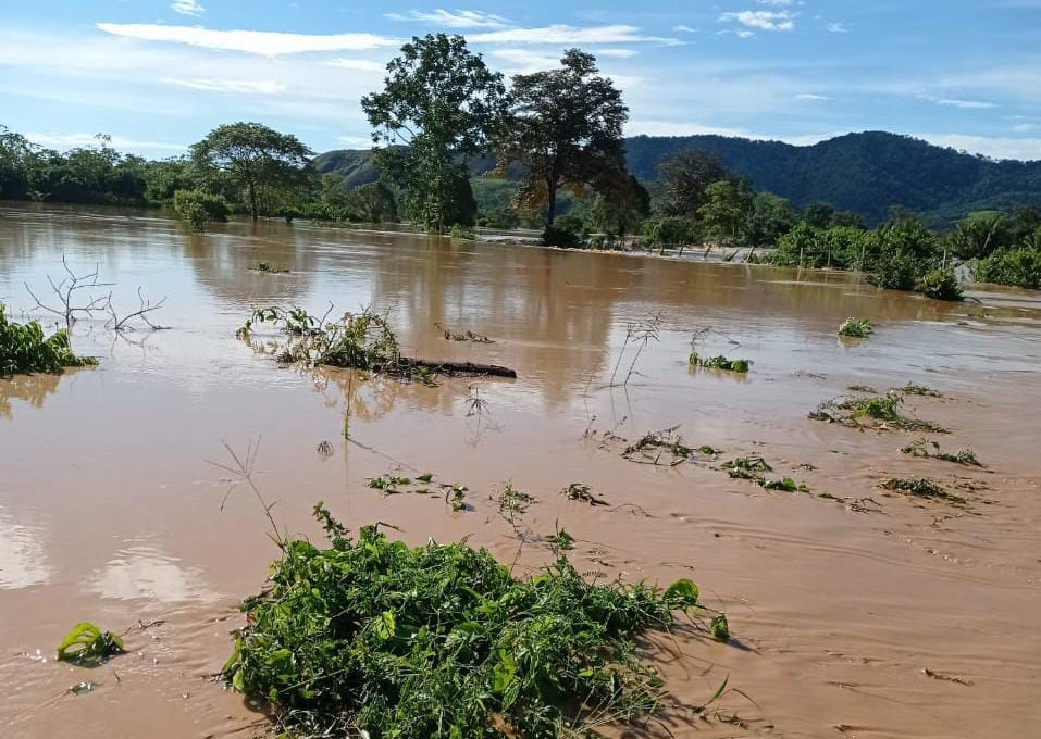 Por fuertes lluvias permanece incomunicado Tiquisio, Sur de Bolívar