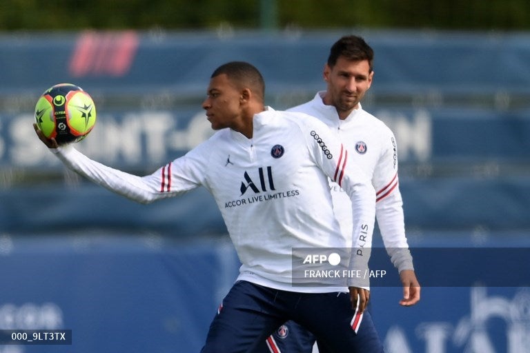 Messi y Mbappé