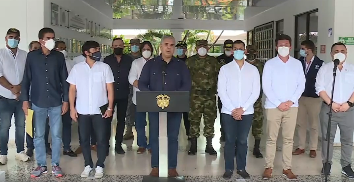 Consejo de seguridad adelantado por presidente Duque.