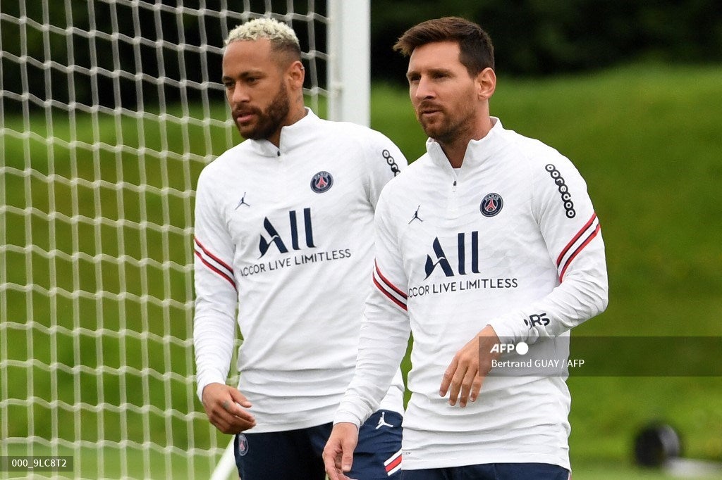 Messi y Neymar, PSG