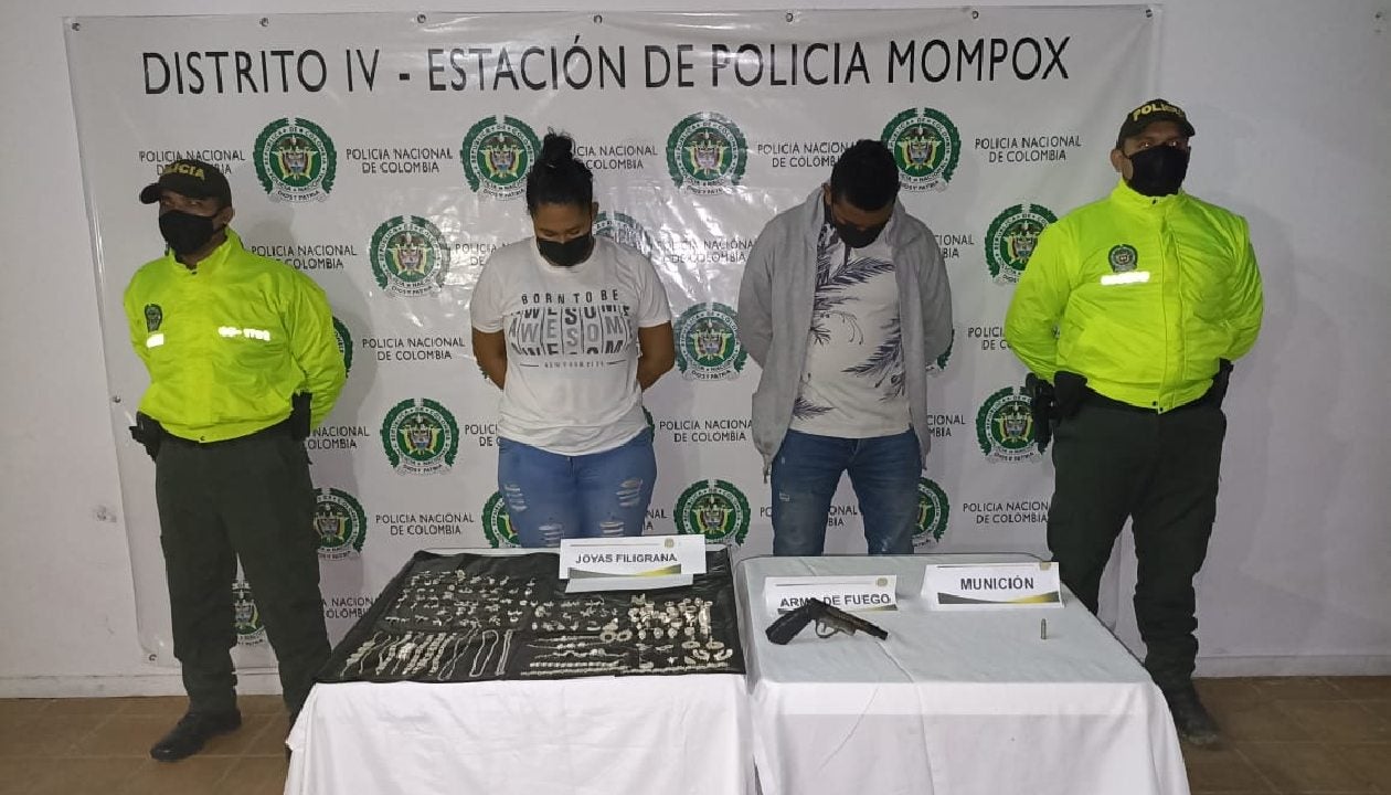 Les hallaron 148 joyas trabajadas en filigrana