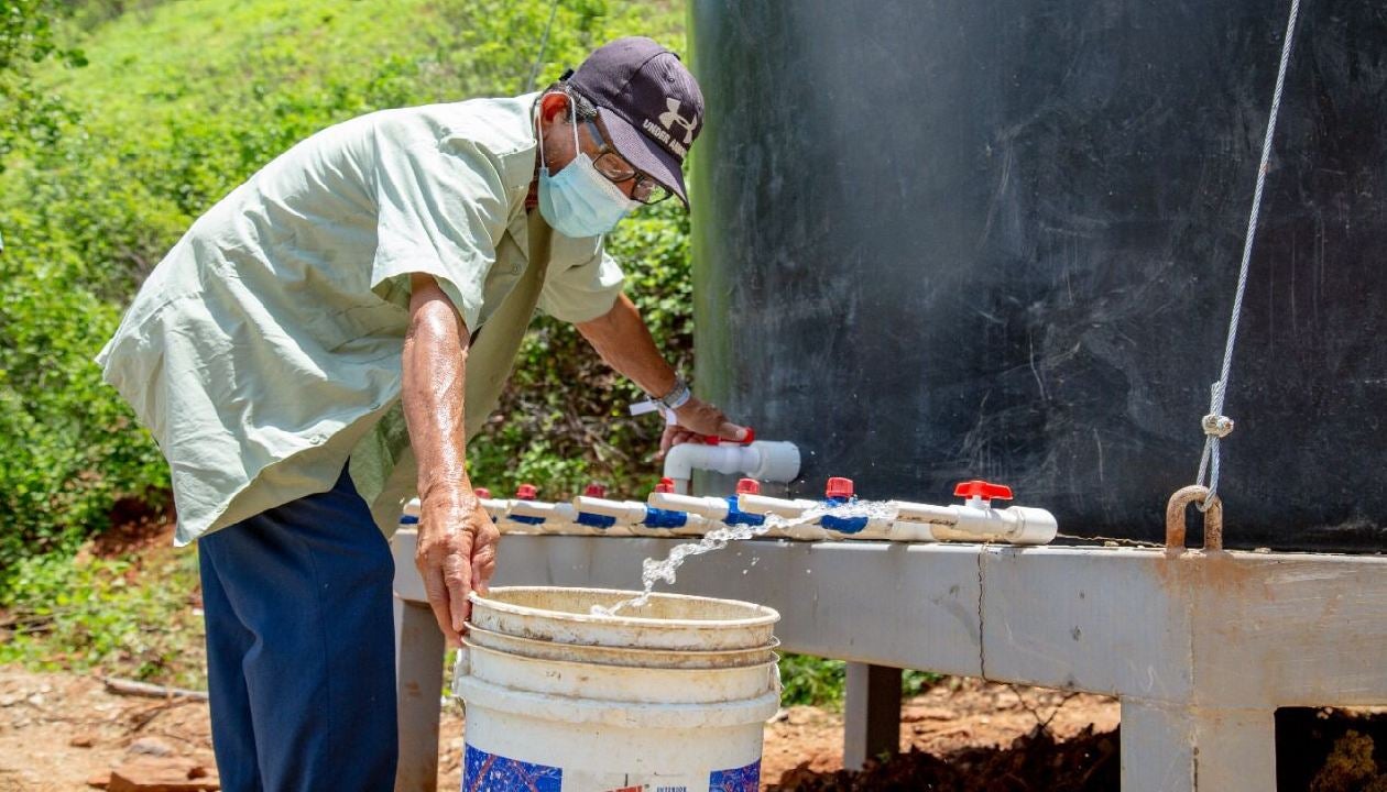 Parte alta de Taganga, garantizando la continuidad de este servicio.