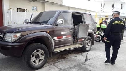 Autoridades están tras los responsables de un carro de valores en Cartagena