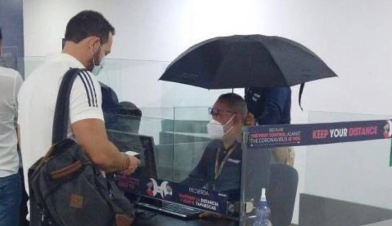 Filtraciones en aeropuerto Ernesto Cortissoz