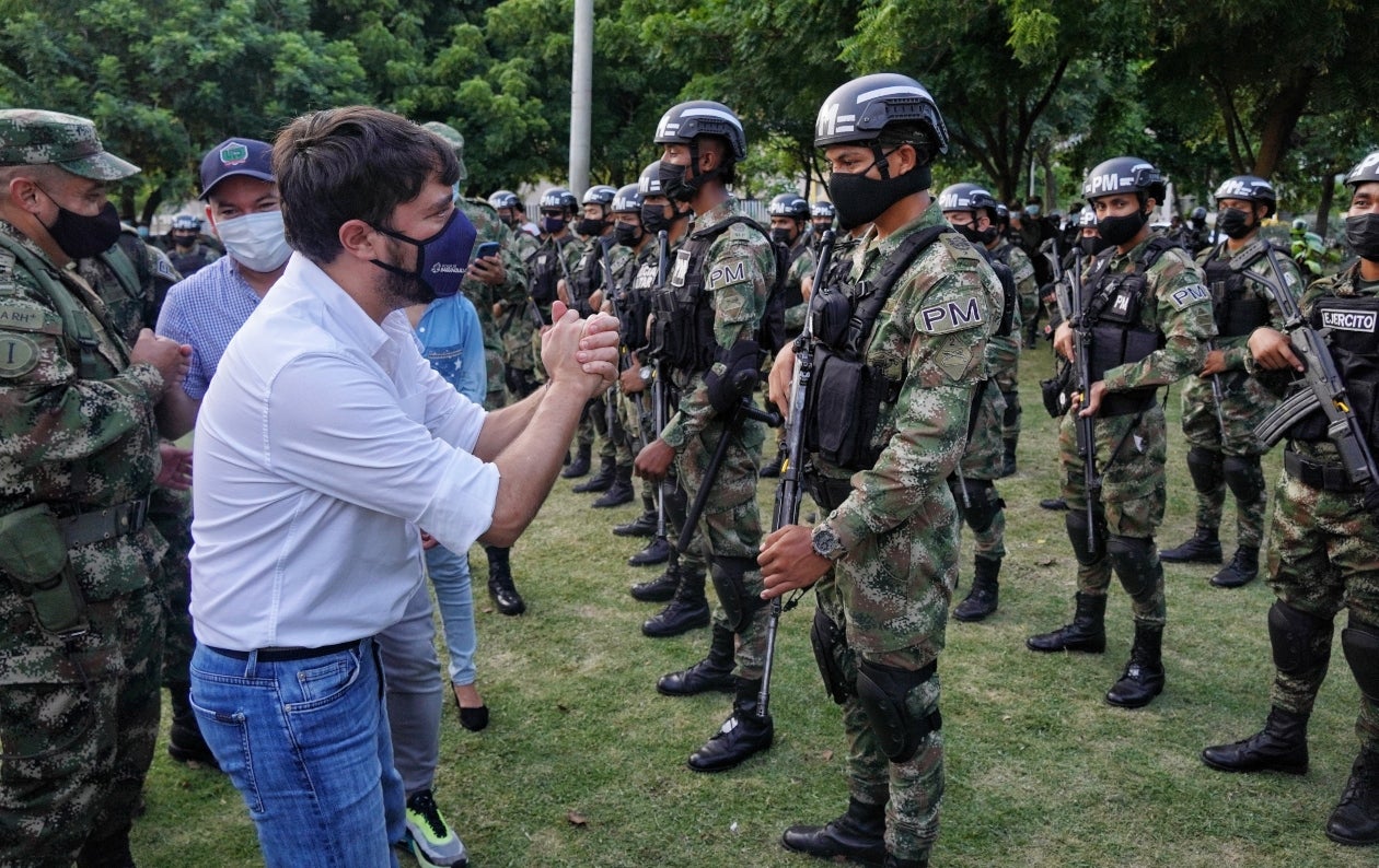Más de 600 hombres patrullan las calles de Barranquilla tras ola de inseguridad