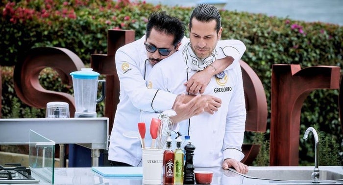 Frank Martínez y Gregorio Pernia en Masterchef