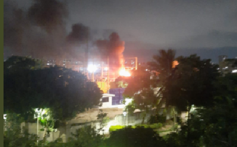 Incendio en subestación de Barranquilla.