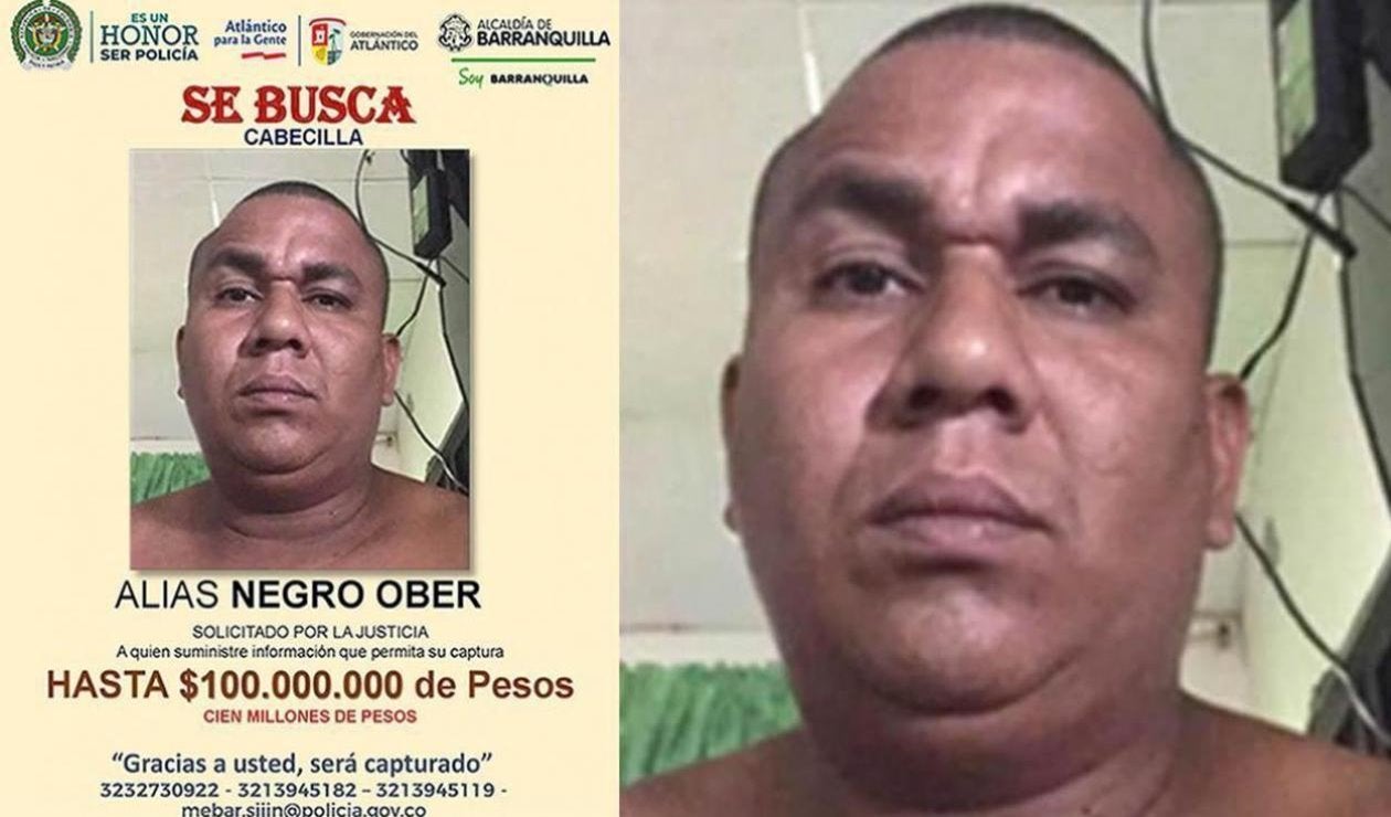 Cayó en Melgar el ‘Negro Ober’, el delincuente más buscado del Atlántico
