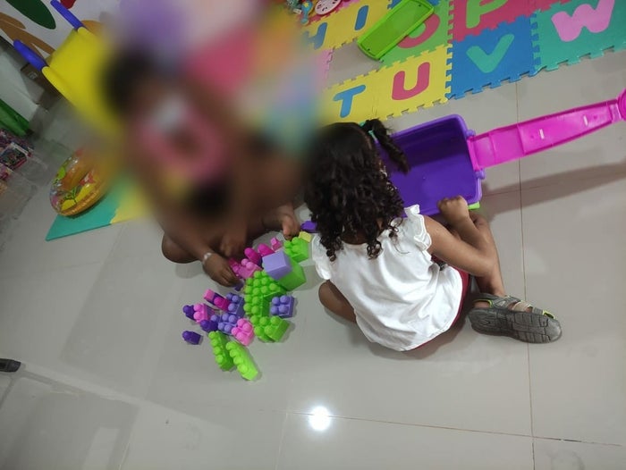 Encuentro entre internas y sus hijos menores