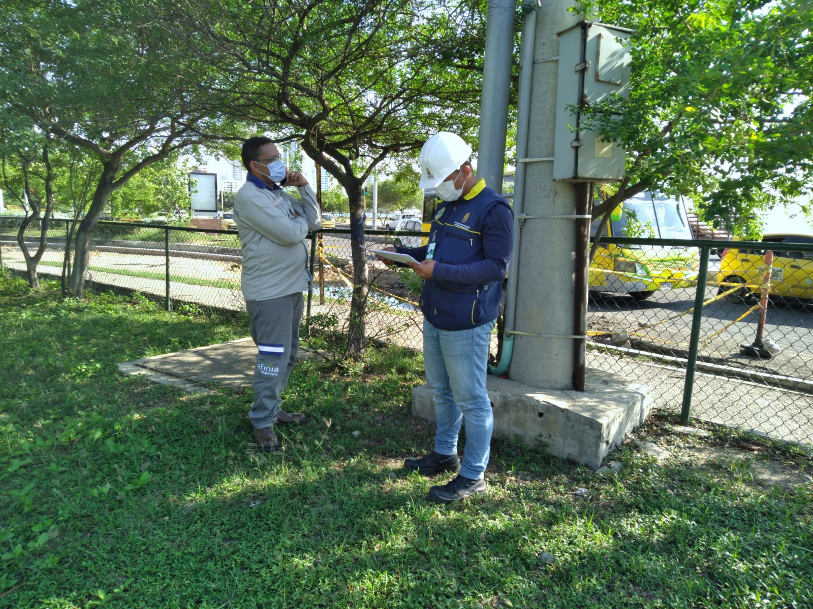 Cableado del Parque La Marina