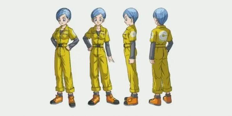 Boceto de Bulma Ball Super: Super Hero