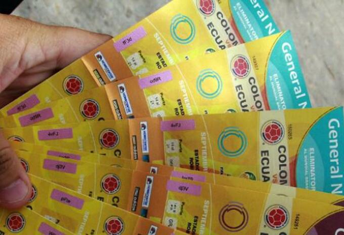 Boletería selección Colombia