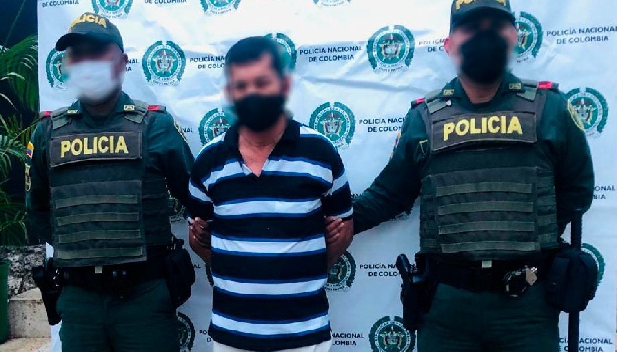 El capturado fue dejado a disposición de la autoridad competente