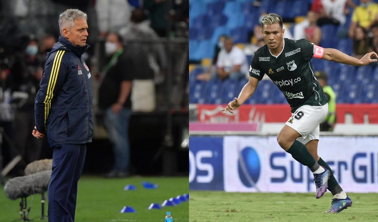 Reinaldo Rueda y Teófilo Gutiérrez