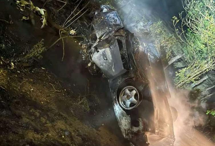 Vehículo de la familia Cujia Rodríguez.