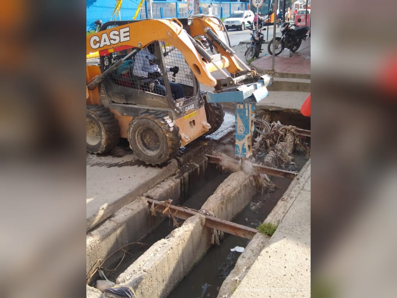 Trabajos de infraestructura en Blasdelezo y San Fernando