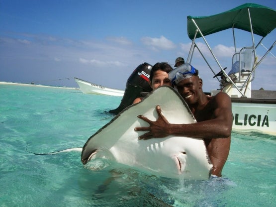 Tour de mantarrayas en San Andrés.