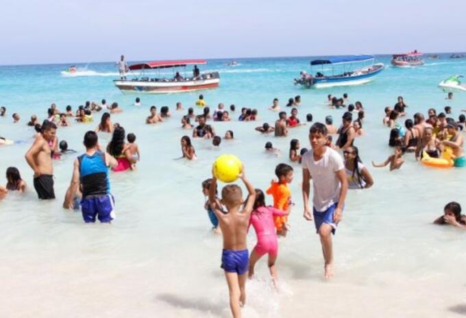 Turistas en Cartagena