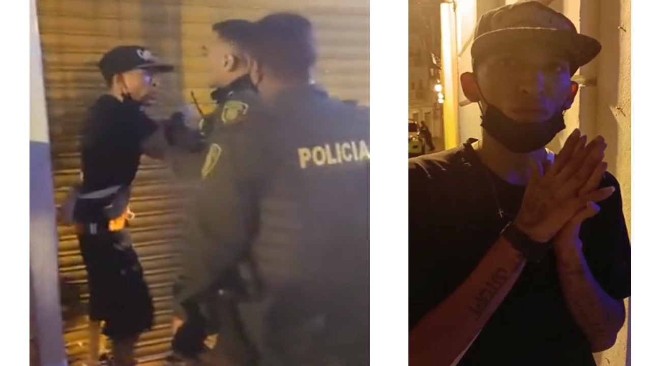 Fue sancionado con un comparendo