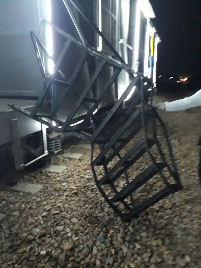 dos adolescentes serían los responsables de los daños al tren de la navidad