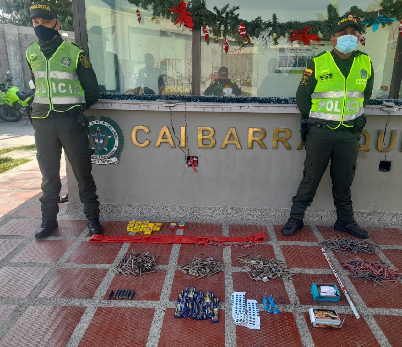 Incautación de pólvora