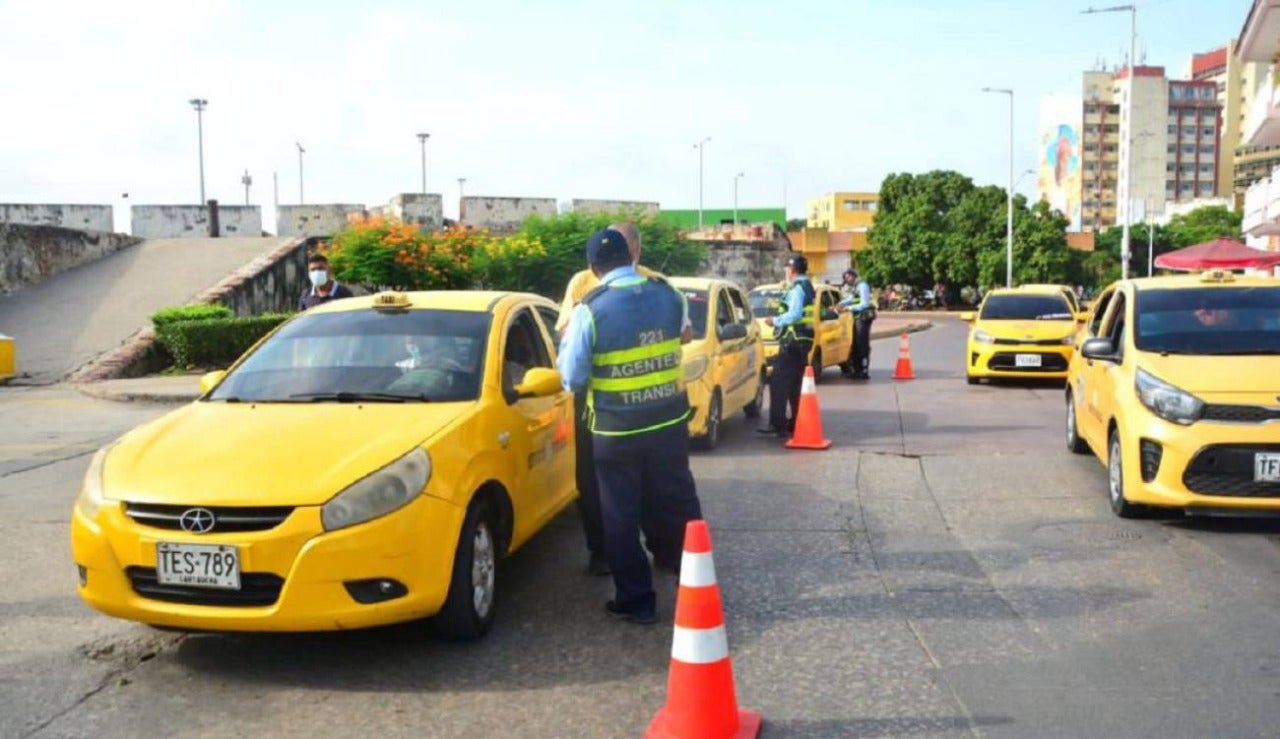 Taxistas de Cartagena