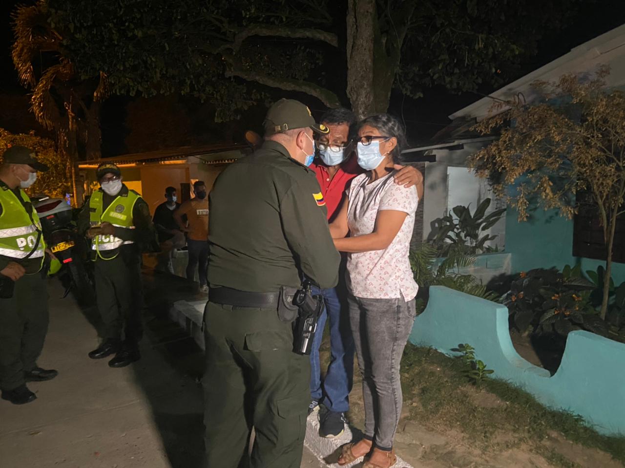 Familiares de Tomás Andrés Blanco