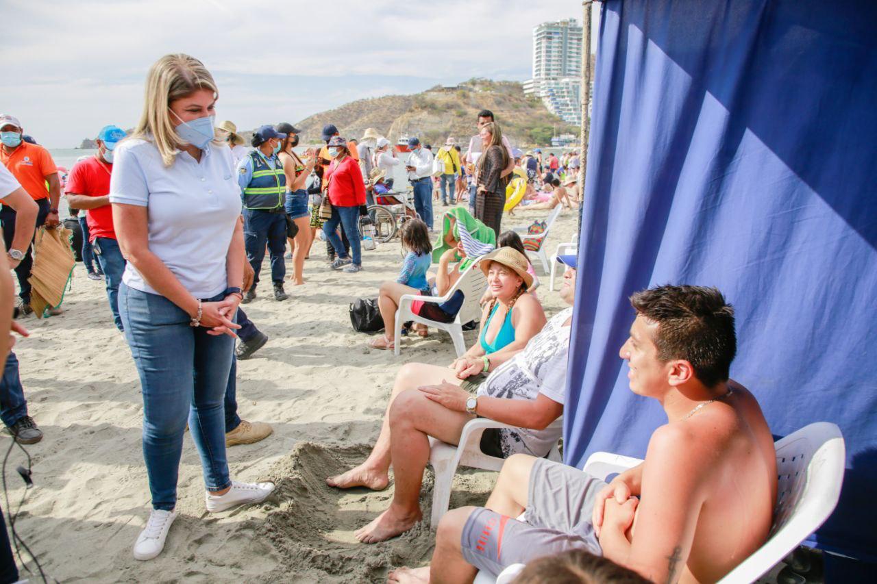 Alcaldesa de Santa Marta en zonas turísticas este puente de reyes