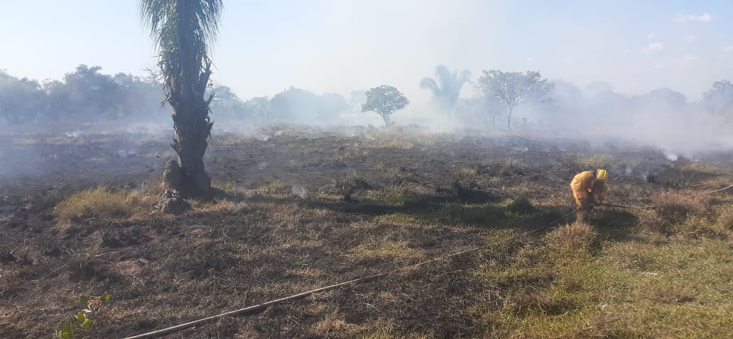 Incendio forestal en Guamal, Magdalena