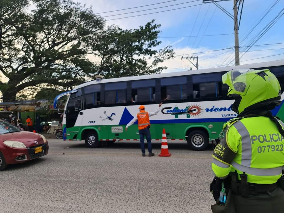 Controles de las autoridades en el plan retorno en Santa Marta y el Magdalena