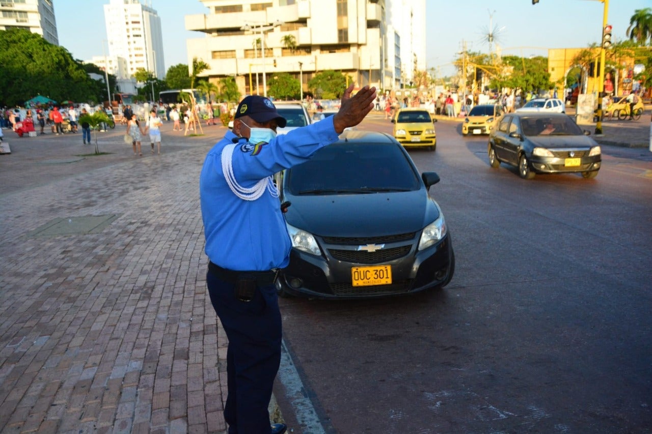 Controles viales en el Centro Histórico