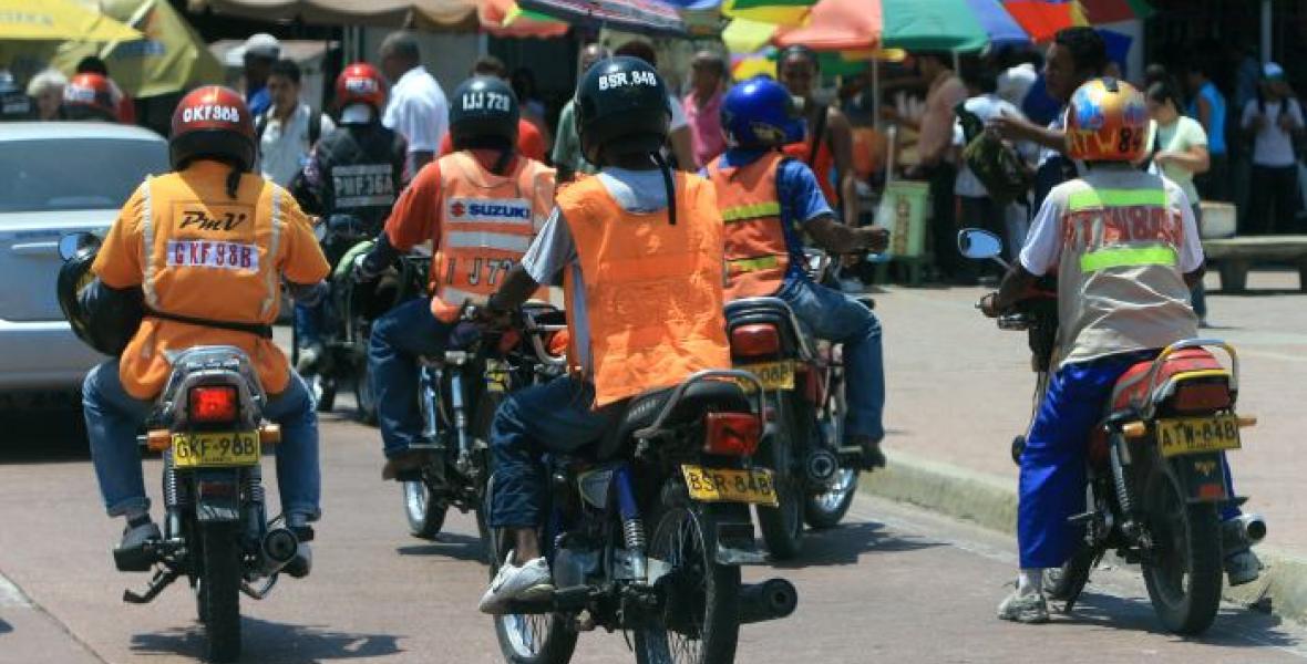 Mototaxis en Cartagena